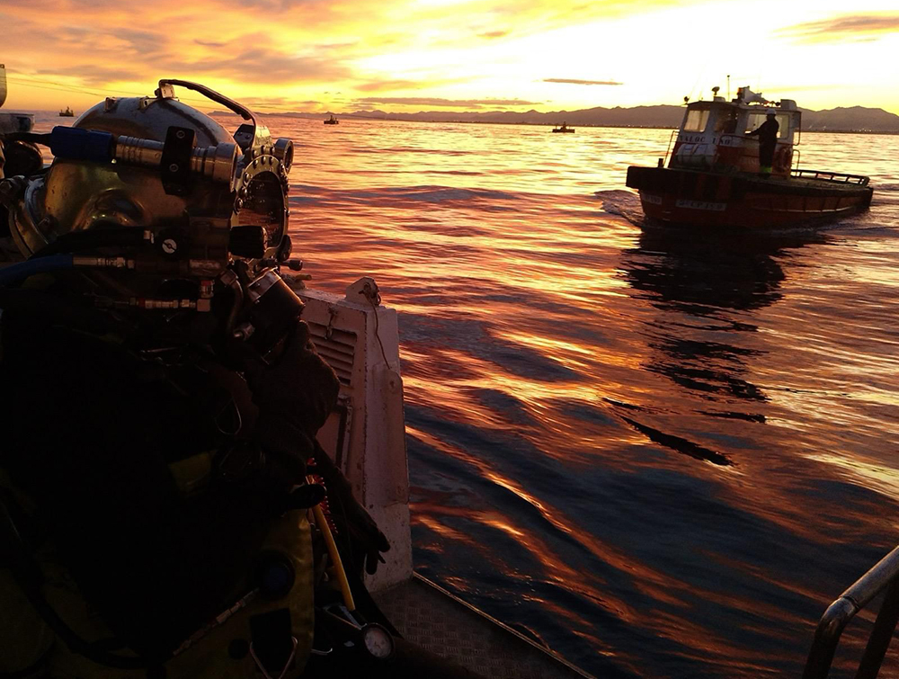 Seguridad en trabajos submarinos